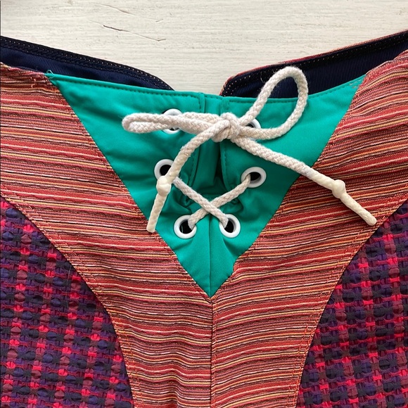 Colorful Plaid & Stripes Swim Set - Picture 5 of 5